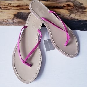 J Crew NWT Leather Thong Sandals - 9
